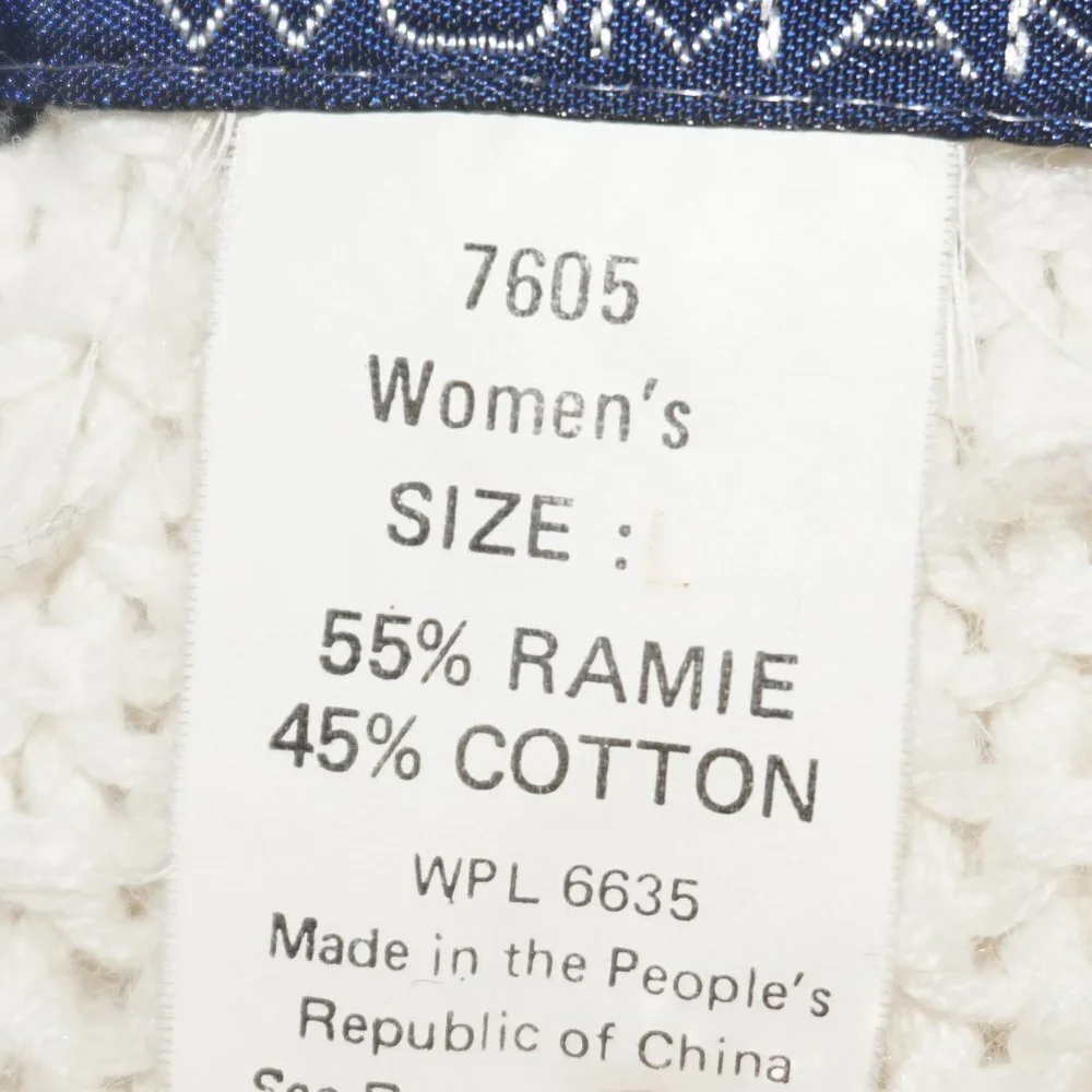 Vintage 90s Woolrich Intarsia Cotton Knit Cardigan Sweater - Picture 4 of 6